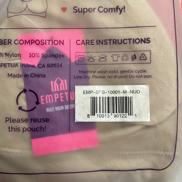 Nude Empetua All Day Every Day shaper bra size M - Picture 4 of 4
